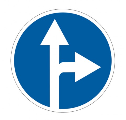4.1.4 - Движение прямо или направо (Типоразмер: 4)
