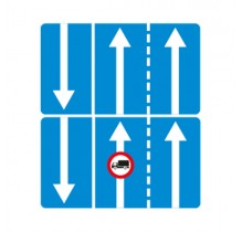5.8.7 - Направление движения по полосам (Типоразмер: 2)