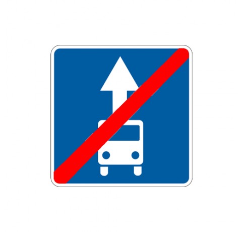 5.9.2 - Конец полосы для маршрутных транспортных средств (Типоразмер: 2)