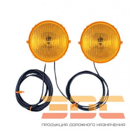 Предупреждающая светодиодная лампа с линзой френеля РС-200 "Старр", комплект из 2-х