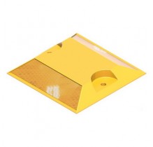 Катафот световозвращающий пластиковый КД-3 ГОСТ 32866-2014 двухсторонний желтый